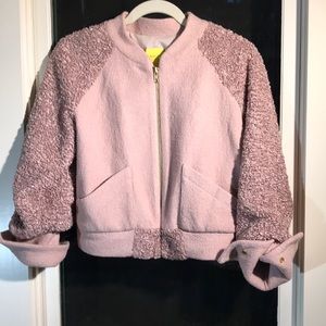 Nobby sleeve detail jacket pink!!